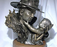 Firefighter Sclupture